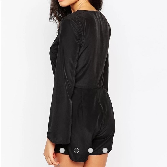 Neon Rose long sleeve romper - Picture 2 of 6